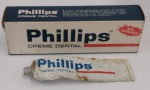 ANTIGA CAIXA ( EMBALAGEM ) CREME DENTAL " P H I L L I P S " ANOS 70  REF.: 110 g