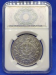 KM#560  ANTIGA MOEDA DE PRATA DE PORTUGAL ( EUROPA ) 1 ESCUDO ANO DE 1910  MBC PRATA 835  /  25,0 g  E COM 37,0 mm MOEDA ACONDICIONADA NO SLAB