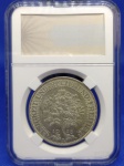 KM#56  ANTIGA MOEDA DE PRATA DA ALEMANHA ( EUROPA ) 5 REICHSMARK ANO DE 1928-A CUNHADA EM BERLIM  SOB/FC  PRATA 500  /  25,0 g E COM 35,5 mm  REPÚBLICA DE WEIMAR PEÇA ACONDICIONADA NO SLAB