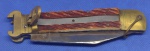CANIVETE ARMADOR ALEMÃO SPRINGER COMPRIMENTO TOTAL ABERTO 19,5 cm COMPRIMENTO DA LÂMINA 7,5 cm