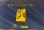 COLEÇÃO LEGADO BRASILEIRO ( SELO-LINGOTE ) EM BRONZE E BANHADO A OURO 24 QUILATES DIMENSÃO 2,9 x 4,3 cm  TEMA " VISITA DO CARDEAL PACELLI "