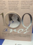 P#738  ANTIGA MOEDA DE PRATA DO BRASIL ( REPÚBLICA ) 2 REAIS ANO DE 2003 COMEMORATIVA " 100 ANOS NASCIMENTO COMPOSITOR ARY BARROSO " PEÇA NA CARTELA OFICIAL DA CASA DA MOEDA DO BRASIL  PRATA 925/1000  DIÂMETRO: 40 mm E PESO DE 27 g FLOR DE CUNHO