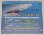 STAMP ( WWF - BLOCO ) TUVALU  - WORLD WIDE FUND FOR NATURE ANO DE 1986 EM ESTADO DE NOVO ( NÃO FOI USADO )