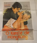 ANTIGO CARTAZ DE CINEMA - O KARATE DE HONG KONG