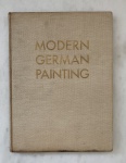 Livro de Arte - Modern German Painting By Hans Konrad Roethel. Reynal & Company, New York. 105 páginas. Capa e páginas amareladas pelo tempo.