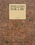 Livro - English For Law. Alison Riley. Macmillan Professional English. 256 páginas. Sinais de uso.