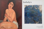 Catálogo -  Dois Catálogos Sothebys. Vendas em Nova York / 2010 e Paris / 2015. Impressionismo; Arte Moderna ; Arte Contemporânea . 