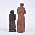 Padre Cícero, o padroeiro das florestas - lote composto por 2 imagens em madeira. (20 / 15 cm)