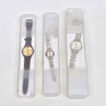 Swatch - 3 relógios de pulso, femininos. Na caixa, não testados