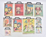 Biblioteca infantil - lote composto de acumulação de livros com histórias infantis, anos 70/80.