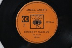 LP - Roberto Carlos - amada, amante - eu só tenho um caminho - necessita de limpeza - capa em estado
