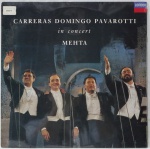 LP - Mehta - Carreros Domingo Pavarotti - in concert - lacrado