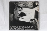 LP - Antologia Poética de Carlos Drummond de Andrade - contém riscos - necessita de limpeza - disco duplo - necessita de limpeza