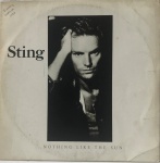 LP - Disco duplo - Sting - Nothing like the sun  - Com encarte rasgado e capa escrita - Possui riscos e necessita limpeza.
