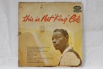 LP - This is not "king'' Cole com orquestra regida por Nelson Riddle - contem riscos - necessita de limpeza - capa em estado
