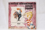 LP - 2º  Festival Internacional da canção popular - 1967 - necessita de limpeza contem riscos - capa escrita - capa em estado
