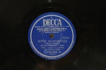 Disco 33 RPM (10'') - em goma - laca - The castillians - Donde Estas corazón/Adios muchachos - contem riscos e necessita de limpeza