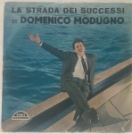 Disco em goma - laca 33 1/3 RPM - 10" - Domenico Modugno e Il suo complesso - Da strada dei sucessi - Made in Italy -capa no estado - possui riscos e necessita de limpeza