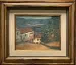 ALFREDO VOLPI, Ouro Preto - óleo sobre tela - 38x46 cm - acie