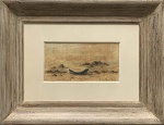 CASTAGNETO, Barcos - óleo sobre placa - 14x26 cm - acid 1896
