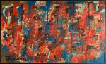 JORGE GUINLE, Felicidades - óleo sobre tela - 58x95 cm acie e verso 1980