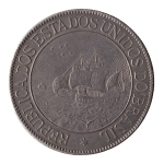 Brasil, 2000 Réis, 1900. Prata. AI P679. 4o Centenário do Descobrimento do Brasil. Belíssima pátina. FC. Ex. Coleção Vila Rica. Estimado R$ 3500,00 - 5000,00