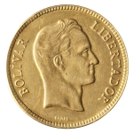 Venezuela, 10 Bolivar, 1930. Ouro. Y# 31. 3.21g. Sob. Estimado R$ 1450,00 - 1750,00