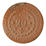 Brasil, 20 Réis, 1830R. Cobre. AI C586. MBC. Estimado R$ 50,00 - 100,00