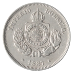 Brasil, 50 Réis, 1887. Cupro-Níquel. AI V026. FC. Estimado R$ 250,00 - 300,00