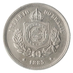 Brasil, 100 Réis, 1883. Cupro-Níquel. AI V013. Sob. Estimado R$ 250,00 - 300,00