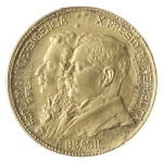 Brasil, 1000 Réis, 1922. Bronze-Alumínio. AI V123a. BBASIL - Raro. 1º Centenário da Independência. FC. Estimado R$ 250,00 - 300,00