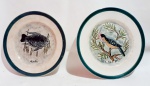 .Pratos de coleção em cerâmica Prado com pintura Acará e Tico - Teco Rei Medidas:  25 de diâmetro e 24 cm de diâmetro.. com um fio de cabelo .
