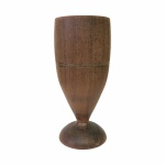 JACARANDÁ - Antiga taça em madeira torneada. Exemplar de coleção. Dimensões: 17,5 cm x 8 cm.