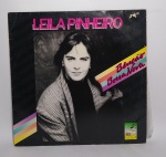 Disco de Vinil - LP Original - LEILA PINHEIRO - Benção, Bossa Nova - Série Lilás - Possui encarte com letra das músicas - Medida: 31 x 31 cm.