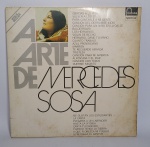 Disco de Vinil DUPLO - LP's Originais - MERCEDES SOSA - A arte de Mercedes Sosa - 1977 - Capa dupla com 2 discos e letra das músicas - Medida: 31 x 31 cm.