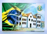 Academia Militar das Agulhas Negras - Grande e lindo Convite de Formatura - Turma Bicentenário da Academia Real Militar/1811 - ''O Aspirante de Outrora'' - Aspirantes-a-Oficial - 50 páginas - Capa dura - Ricamente ilustrado - com fotos dos formandos e etc. - Sem anotações - Medida:  28,5 x 19,5 cm.