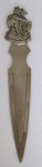 Antigo e Lindo marcador de páginas em metal - Representando Caravela Vasco da Gama - Portugal - Tamanho total: 12 cm de comprimento.