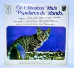 Disco de Vinil - LP Os Clássicos Mais Populares do Mundo - Ano: 1974 - Philips - Série Medium - Possui leve arranhão superficial.