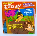 LP Compacto e Livro Educativo - Série Brinque e Aprenda Inglês - Historinha da Disney em: O Indiozinho Havita. Livro com atividades, historinha e ilustrações que ajudam e ensinam a entender o idioma Inglês. 16 páginas - Ano: 1980 - Marcou época - Medida do livro: 8,5 x 8,5 cm.Obs: possuem anotações nas atividades.