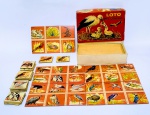 Antigo e raro JOGO LOTO des oiseaux - Jogo educativo de Fernand Nathan - Ano: 1970 - Completo - Medida da caixa: 16 x 10 x 4 cm - Paris - France.