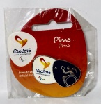 Colecionável - Pin Original - Basquetebal dos Jogos Paralímpicos Rio 2016 - Sem uso - Medida: 3,5 x 2 cm.