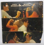 Disco de Vinil  LP Chico Buarque e Maria Bethania - Ao vivo - Ano 1975 - Original  Philips - Conforme fotos -  Medidas: 31 x 31 cm