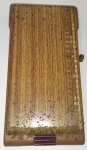 ANTIGA AGENDA TELEFÔNICA Com Marcador Automático em metal ( Anos 50/60 Made In Japan - OBS: Agenda possui antigos registros telefônicos - Medida: 19 cm comp 10 cm larg X 3 cm espessura.