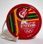 Original Yo-Yo  Promocional da Coca-Cola - Olimpíadas de Londres (2012) - possui desgaste na imagem, conforme foto - Medida do diâmetro: 5,6 cm.