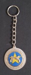 Chaveiro da Policia Militar do Estado do Rio de Janeiro - Metal com detalhes esmaltados em alto relevo - Medida da medalha: 45mm de diâmetro x 6 mm diâmetro.
