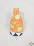 Vaso Decorativo em Ceramica Vitrificada Pintado a mão Oryba Brasil. Medida: 25 cm altura