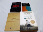 Lote de 4 Livros sendo eles de grandes escritores tais como: Augusto Cury, Lya Luft, etc. ( alguns livros contêm anotações á caneta)