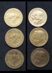3 MOEDAS DO BRASIL: 500 RÉIS, 1922 (CENTENÁRIO DA INDEPENDÊNCIA).