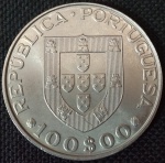 Portugal - 1981 - 100 Escudos - Ano Internacional das Pessoas com DeficiênciaCupro-Níquel, 16.6 g,  33.5 mm.