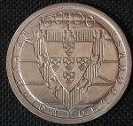 Portugal - 1985 - 100 Escudos - Cortes de Coimbra - 600 Anos da Batalha de Aljubarrota - Cupro-Níquel, 16.6g,  33.5mm.